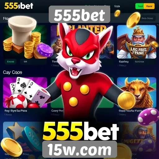 Variedade de jogos disponíveis na 555bet